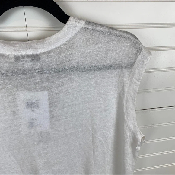 New IRO Tissa Slub Knit Top Lace Up White NWT Bohemian Women’s XL - Picture 11 of 16